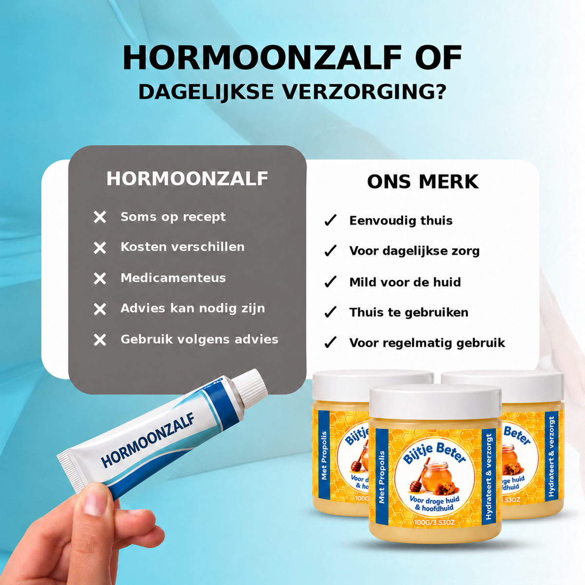 Bijtje Beter – Hormoonvrije balsem voor eczeem & psoriasis